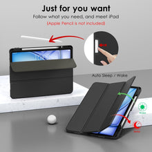 Load image into Gallery viewer, ProElite Case Cover for Apple iPad Air 13 M3/M2 2025/2024 &amp; Pro 12.9 inch Cover, Pencil Case for iPad Air 13 M3/M2 &amp; Pro 12.9 with Pencil Holder [Soft Flexible Case] Recoil Series - Eiffel
