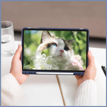Load image into Gallery viewer, ProElite Cover for Samsung Galaxy Tab S10 Lite 10.9&quot;/ Tab S9 FE 10.9 inch/Tab S10 FE/Tab S9 11&quot; Cover Case, Smart Flip Case Cover with S Pen Holder, Dark Blue [Transparent Back]
