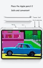 Load image into Gallery viewer, ProElite Smart Flip Case Cover for Apple iPad Air 11, Air 5th/4th Gen 10.9 inch, Clear Soft Back with Pencil Holder, Black
