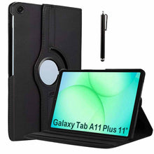 Load image into Gallery viewer, ProElite Cover for Samsung Galaxy Tab A11 Plus 11 inch Case Cover, 360 Rotatable Smart Flip Case Cover for Galaxy Tab A11+ 11" Tablet with Stylus Pen, Black
