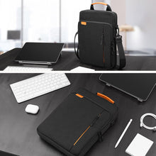 Load image into Gallery viewer, ProElite Polyster Tablet Sleeve Bag 13.3 inch for Samsung Galaxy Tab S9 FE+/S7/S8 Plus/S9 Plus/S7 FE 12.4&quot;, Apple iPad Pro 12.9&quot;, MacBook Air/Pro Retina, Microsoft Surface Pro 4/5/6/7/8/9, Black
