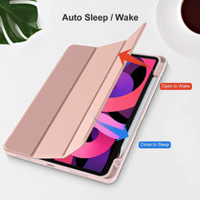 Load image into Gallery viewer, ProElite Case for for Apple iPad Air 11 Inch M4/M3/M2 2026/2025/2024, Air 5th/4th Gen 10.9 inch Pencil Cover for iPad Air [Auto Sleep/Wake Cover] [Pencil Holder] [Soft Flexible Case] Recoil Serie, Rose Gold
