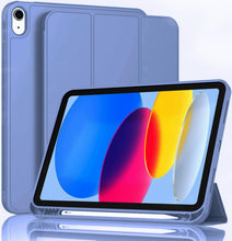 Load image into Gallery viewer, ProElite Smart Case for iPad (A16) 11th/10th Generation (2025/2022) [Auto Sleep/Wake Cover] [Left Side Pencil Holder] [Soft Flexible Case] Recoil Series - Purple
