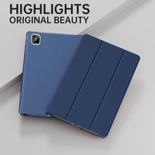 Load image into Gallery viewer, ProElite Cover for Samsung Galaxy Tab S6 Lite 10.4 inch Case, Smart Flip Case Cover for Samsung Galaxy Tab S6 Lite 10.4 inch, Translucent Back with S Pen Holder, Dark Blue
