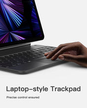 Load image into Gallery viewer, {Refurbished} ProElite Magnetic Bluetooth Keyboard case for Apple iPad Air 11 inch M3/M2 2025/2024/Pro 11&quot; 2022/2021/2020/2018 4th/3rd Gen &amp; iPad Air 5th/4th Gen 10.9&quot;, Floating Cantilever Design, Black
