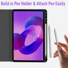 Load image into Gallery viewer, ProElite Cover for Lenovo Idea Tab Pro 12.7 inch 2025 Case Cover, Deer Smart Flip Case Cover for Lenovo Idea Tab Pro 12.7 inch Tablet with Pen Holder, Dark Blue
