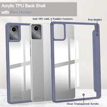 Load image into Gallery viewer, ProElite Cover for Motorola Pad 60 Neo 11 inch 2025, Smart Flip Case Cover for Motorola Pad 60 Neo 11 inch 2025 with Pen Holder, Lavender [Transparent Back]
