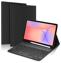 Load image into Gallery viewer, ProElite Keyboard case for Samsung Galaxy Tab S9 FE 10.9/Tab S10 Lite 10.9&quot;/S10 FE 10.9 inch/S9 11 inch with S Pen Holder, Magnetic Detachable Wireless Bluetooth Keyboard, Black
