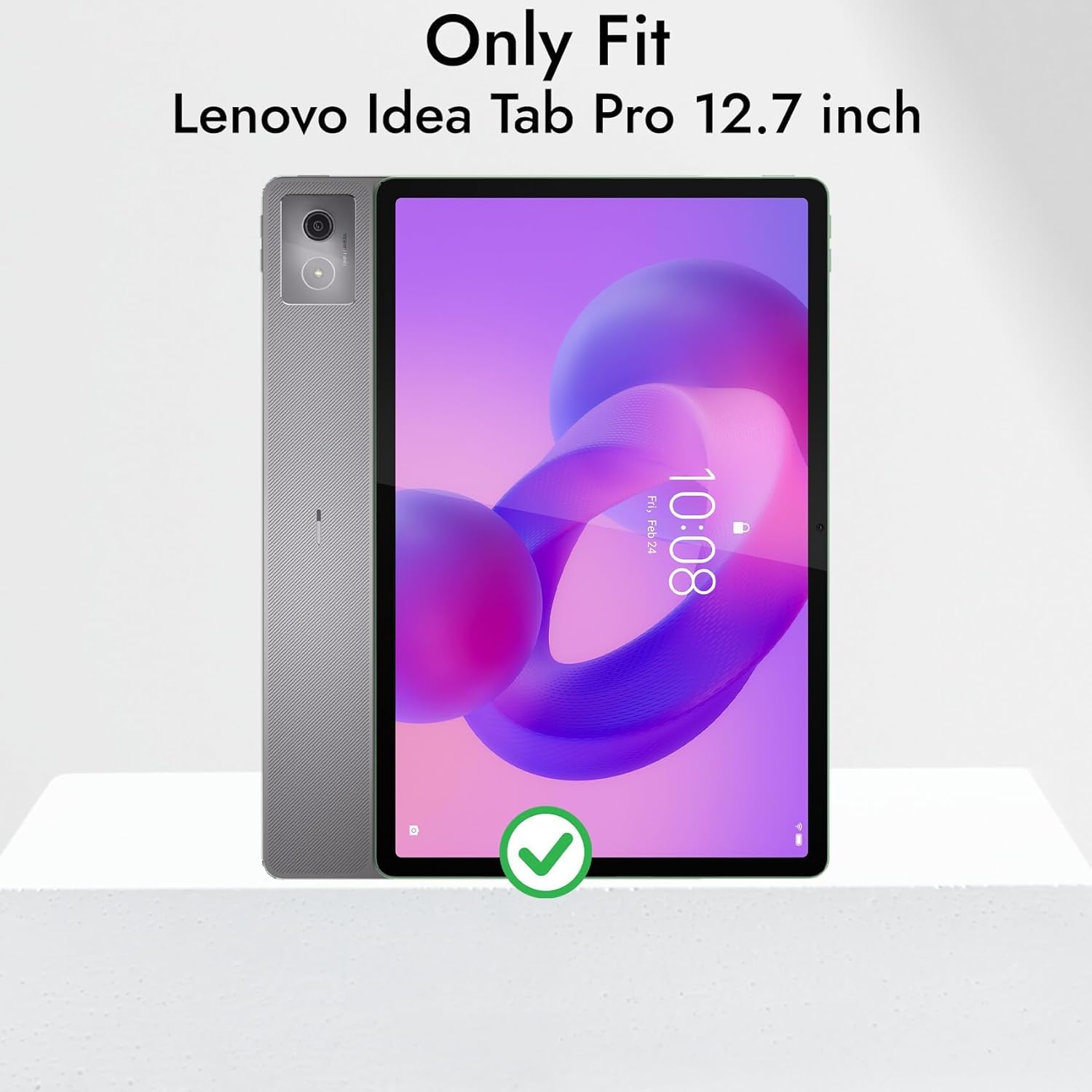 YHFZR Tastiera Custodia per Lenovo Idea Tab Pro Tablet 12,7 Pollici, [Italiana Layout] 7 Colori Backlit Tastiera Wireless Con Custodia Protettiva Per Lenovo Idea Tab Pro Tablet 12,7 Pollici, Blu
