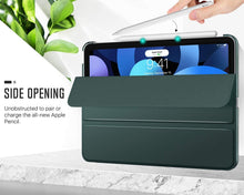 Load image into Gallery viewer, ProElite Case for iPad Air 11 Inch M4/M3/M2 2026/2025/2024, Air 5th Gen 2022/iPad Air 4th Gen 2020 10.9 Inch, Slim Hard PC Translucent Back Shell Smart Cover Fit iPad Air 11 M3/M2 &amp; Air 10.9 Case, Dark Green
