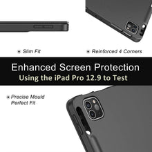 Load image into Gallery viewer, ProElite Smart Case for iPad Air 13/iPad Pro 12.9 inch 2022/2021 6th/5th Generation [Auto Sleep/Wake Cover] [Pencil Holder] [Soft Flexible Case] Recoil Series - Marble Green
