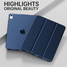 Load image into Gallery viewer, ProElite Case Cover for Apple iPad (A16) 11th/10th Generation (2025/2022) Case, Smart Flip Case Cover for Apple iPad 11th/10th Gen with Translucent Back &amp; Pencil Holder, (with Stylus), Dark Blue
