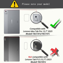 Load image into Gallery viewer, ProElite Cover for Lenovo Idea Tab Pro 12.7 inch 2025 case Cover, Soft Flexible Flip Case Cover for Lenovo Idea Tab Pro 12.7 inch 2025 [Recoil Series] - Flowers

