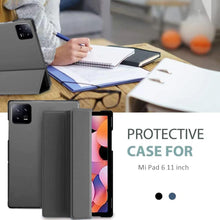 Load image into Gallery viewer, ProElite Cover for Xiaomi Mi Pad 6 Case Cover 11 inch Flip Stand Cover with Transparent Back &amp; Stylus Pen [Auto Sleep Wake Support], Flowers
