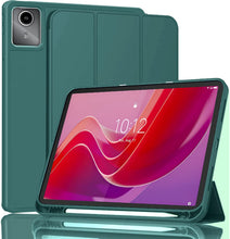 Load image into Gallery viewer, ProElite Cover for Lenovo Tab M11 case Cover, Soft Flexible Flip Case Cover with Pen Holder for Lenovo Tab M11 11 inch with Auto Sleep Wake [Recoil Series] - Green
