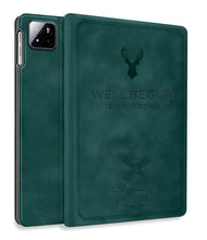 Load image into Gallery viewer, ProElite Case Cover for Xiaomi Mi Pad 8/8 Pro 11.2 inch Case, Deer Flip case Cover for Mi Pad 8/8 Pro 11.2 inch Case with Pen Holder [Auto Sleep Wake Feature], Dark Green
