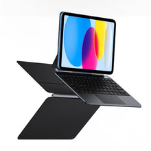 Load image into Gallery viewer, ProElite Keyboard Case for iPad 11th Gen A16 &amp; 10th Gen 10.9" – Multi-Touch Trackpad, 7-Color Backlit Magic-Style Keyboard – Floating Magnetic Stand – Black
