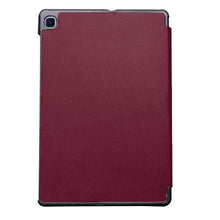 Load image into Gallery viewer, ProElite Smart Flip case Cover for Samsung Galaxy Tab S6 Lite 10.4 Inch 2022 SM-P610/P615 with S Pen Holder Also Supports S Pen Magnetic Attachment, Wine Red

