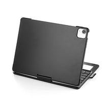 Load image into Gallery viewer, ProElite Rotatable Bluetooth TouchPad Keyboard case Cover for Apple iPad Air 11 inch M3/M2 2025/2024, Pro 11 inch 4th/3rd Gen 2022/2021 &amp; Air 5th/4th Gen 10.9 inch, Built-in 7-Colors Backlit, Black
