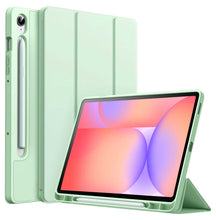 Load image into Gallery viewer, ProElite Cover for Samsung Galaxy Tab S10 Lite 10.9&quot;/ Tab S9 FE 10.9 inch/Tab S10 FE/Tab S9 11 inch Cover, Soft Flexible Flip Case with S Pen Holder, Auto Sleep Wake, [Recoil Series] - Mint Green
