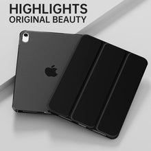 Load image into Gallery viewer, ProElite Case Cover for Apple iPad (A16) 11th/10th Generation (2025/2022) Case, Smart Flip Case Cover for Apple iPad 11th/10th Gen with Translucent Back &amp; Pencil Holder, (with Stylus), Black
