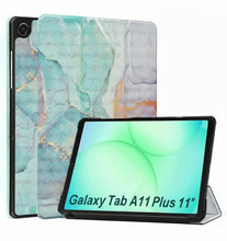 Load image into Gallery viewer, ProElite Case Cover for Samsung Galaxy Tab A11 Plus 11 inch 2025 Case, Slim Trifold Flip case Cover for Samsung Galaxy Tab A11+ 11" 2025 Case Tablet [Auto Sleep Wake Feature], Marble Green
