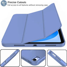 Load image into Gallery viewer, ProElite Smart Case for iPad (A16) 11th/10th Generation (2025/2022) [Auto Sleep/Wake Cover] [Left Side Pencil Holder] [Soft Flexible Case] Recoil Series - Purple
