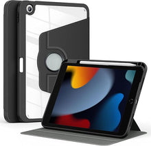 Load image into Gallery viewer, ProElite Cover for iPad 10.2 Cover Case, 360 Degree Rotatable Smart Flip Case Cover for Apple iPad 10.2 inch 9th/8th/7th Generation, Transparent Back with Pencil Holder, Dark Blue
