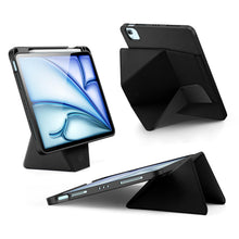 Load image into Gallery viewer, ProElite Versatile Tablet Stand case for iPad Air 11 M4/M3/M2 &amp; iPad Air 10.9 inch 5th/4th Gen, iPad Pro 11 2022/2021 4th/3rd Gen Smart flip Case with Stable Stands with Pencil Holder, Black
