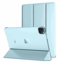 Load image into Gallery viewer, ProElite Case for iPad Air 11 Inch M4/M3/M2 2026/2025/2024, Air 5th Gen 2022/iPad Air 4th Gen 2020 10.9", Slim Hard PC Translucent Back Shell Smart Cover Fit iPad Air 11 &amp; Air 10.9 Case,Light Blue
