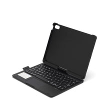 Load image into Gallery viewer, ProElite Rotatable Wireless Bluetooth TouchPad Keyboard flip case Cover for Apple iPad (A16) 11th/10th Generation 2025/2022, Built-in 7-Colors Backlit, Black
