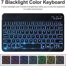 Load image into Gallery viewer, ProElite Keyboard case for Xiaomi Mi Pad 7/7 Pro 11.2 inch, Magnetic Detachable Wireless Bluetooth Keyboard Xiaomi Mi Pad 7/7 Pro 11.2 inch with Built-in 7-Colors Backlit, Lavender
