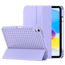 Load image into Gallery viewer, ProElite Smart Flip Case Cover for Apple iPad (A16) 11th/10th Generation (2025/2022) [with Pencil Holder] [Honey Comb Series] - Light Purple
