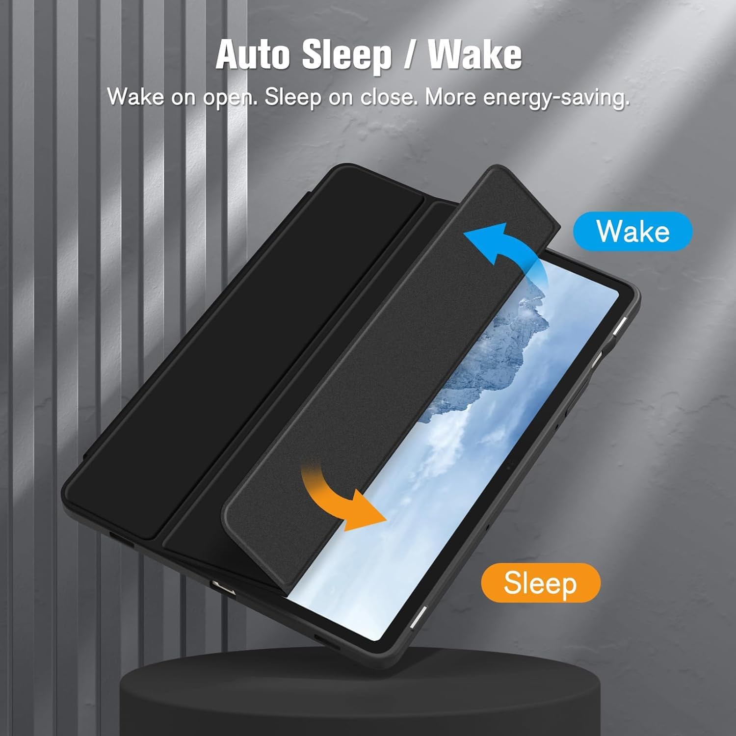 ProElite Cover for Samsung Galaxy Tab S10 Lite Tab S9 FE inch/Tab S10 FE/Tab S9 11 inch Cover Case, Smart Flip Case Cover with S Pen