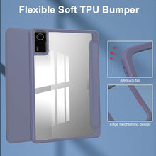 Load image into Gallery viewer, ProElite Case Cover for Redmi Pad SE 11 inch Cover, Transparent Flip Case for Redmi Pad SE 11 inch [Supports Auto Sleep Wake Function], Lavender

