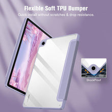Load image into Gallery viewer, ProElite Cover for Samsung Galaxy Tab A9 Plus 11 inch Cover Case, Smart Flip Case Cover for Samsung Galaxy Tab A9+ 11 inch with S Pen Holder, Lavender [Transparent Back]
