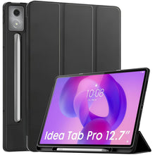 Load image into Gallery viewer, ProElite Cover for Lenovo Idea Tab Pro 12.7 inch 2025 case cover, Soft Flexible Flip Case Cover for Lenovo Idea Tab Pro 12.7 inch 2025 [Recoil Series] - Black
