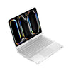 {Refurbished} ProElite 360 Degree Rotatable Wireless Bluetooth TouchPad Keyboard Case Cover for Apple iPad Pro 13 inch 2024/2025 M4/M5, Built-in 7-Colors Backlit, Silver, Silver