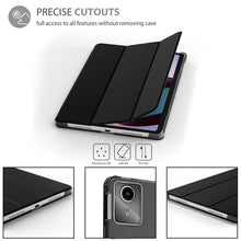 Load image into Gallery viewer, ProElite Case Cover for Lenovo idea Tab 11 inch Cover, Smart Flip Case Lenovo idea Tab 11 inch 2025 Tablet Translucent Back with Stylus Pen, Grey
