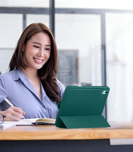 Load image into Gallery viewer, ProElite Cover for Samsung Galaxy Tab S11 11 inch case Cover, Soft Flexible Flip Case Cover for Samsung Galaxy Tab S11 11 inch with Pen Holder [Recoil Series] - Dark Green
