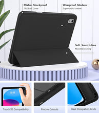 Load image into Gallery viewer, ProElite Case Cover for Apple iPad (A16) 11th/10th Generation (2025/2022), Smart Case for iPad 11th/10th Gen [Auto Sleep/Wake Cover] [Pencil Holder] [Soft Flexible Case] Recoil Series - Eiffel
