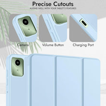 Load image into Gallery viewer, ProElite Cover for Motorola Pad 60 Neo 11 inch 2025 case Cover, Soft Flexible Flip Case Cover for Motorola Pad 60 Neo 11 inch 2025 with Pen Holder [Recoil Series] - Light Blue
