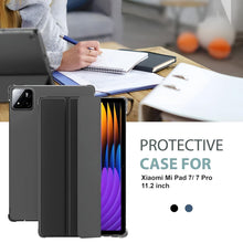 Load image into Gallery viewer, ProElite Cover for Xiaomi Mi Pad 8/8 Pro/Mi Pad 7/7 Pro 11.2 inch Cover, Flip Case Cover with Transparent Back &amp; Stylus Pen [Auto Sleep Wake Support], Marble Purple
