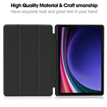 Load image into Gallery viewer, ProElite Cover for Galaxy Tab S7 FE/S7+/S8+ 12.4&quot; Cover, Soft Flexible Flip Case with S Pen Holder for Galaxy Tab S7 FE/S7 Plus/S8 Plus 12.4 inch, Support Auto Sleep Wake, [Recoil Series]- Dark Blue
