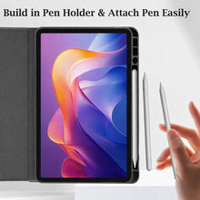 Load image into Gallery viewer, ProElite Case Cover for Xiaomi Redmi Pad 2 11 inch Case, Deer Flip case Cover for Xiaomi Redmi Pad 2 11 inch Case with Pen Holder [Auto Sleep Wake Feature], Grey
