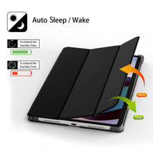 Load image into Gallery viewer, ProElite Case Cover for Redmi Pad SE 11 inch Cover, Smart Flip Case Cover for Redmi Pad SE 11 inch Translucent Back with Stylus Pen, Black
