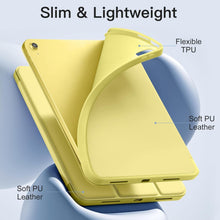 Load image into Gallery viewer, ProElite Smart Case for iPad (A16) 11th/10th Generation (2025/2022) [Auto Sleep/Wake Cover] [Left Side Pencil Holder] [Soft Flexible Case] Recoil Series - Yellow
