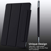 Load image into Gallery viewer, ProElite Smart Magnetic Case Cover for Apple iPad Air 13 inch M4/M3/M2 2026/2025/2024/iPad Pro 12.9 inch 2022/2021/2020 6th/5th Generation [Support Apple Pencil Charging], Black
