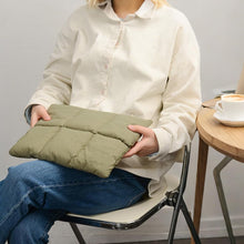 Load image into Gallery viewer, ProElite Puffy Laptop Sleeve for 16-inch MacBook Pro Puffer Laptop Carrying Case, Pillow Pouch Compatible MacBook Pro 16 inch - Green
