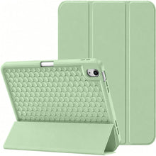 Load image into Gallery viewer, ProElite Smart Flip Case Cover for Apple iPad (A16) 11th/10th Generation (2025/2022) [with Pencil Holder] [Honey Comb Series] - Matcha Green
